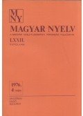 Benkő Loránd - Magyar Nyelv 1976/4
