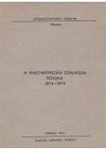 Alpár Ágnes - A magyarországi színházak műsora 1974-1975