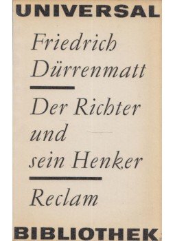 Friedrich Dürrenmatt - Der Richter und sein Henker Friedrich Dürrenmatt - Der Richter und sein Henker, Leipzig 1967 antikvár könyv
