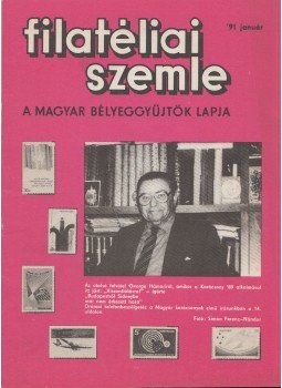 Simon Gy. Ferenc - Filatéliai szemle 1991. január, Budapest 1991 antikvár könyv