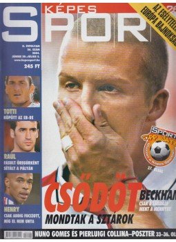 Müller Tibor - Képes Sport II. évf. 26. szám 2004. június 29.-július 5. Müller Tibor - Képes Sport II. évf. 26. szám 2004. június 29.-július 5., Budapest 2004 antikvár könyv