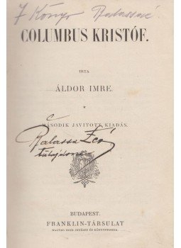Áldor Imre - Columbus Kristóf, Budapest 0 antikvár könyv