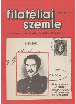 Simon Gy. Ferenc - Filatéliai szemle 1992. június, Budapest 1992 antikvár könyv