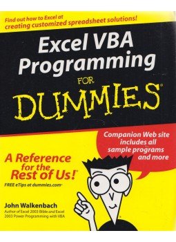 John Walkenbach - Excel VBA Programming For Dummies,  2004 antikvár könyv