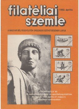 Simon Gy. Ferenc - Filatéliai szemle 1992. április Simon Gy. Ferenc - Filatéliai szemle 1992. április, Budapest 1992 antikvár könyv