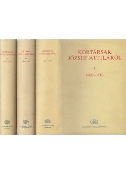 Bokor László, Tverdota György - Kortársak József Attiláról I-III. Bokor László, Tverdota György - Kortársak József Attiláról I-III., Budapest 1987 antikvár könyv