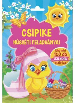  - Csipike húsvéti feladványai - Több mint 100 db ajándék matrica, null 2021 antikvár könyv