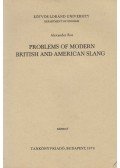 Rot Sándor - Problems of modern British and American slang