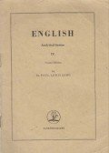 Bíró Lajos Pál - English IV.