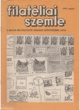 Dr. Somogyi Tamás - Filatéliai szemle 1993. május, Budapest 1993 antikvár könyv