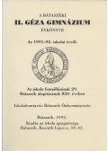 Sümegi József - A bátaszéki II. Géza Gimnázium évkönyve