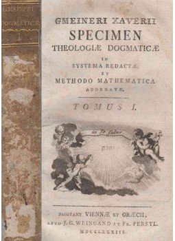  - Gmeineri Xaverii Specimen Theologiae Dogmaticae I., Bécs 1783 antikvár könyv