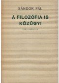 Sándor Pál - A filozófia is közügy!