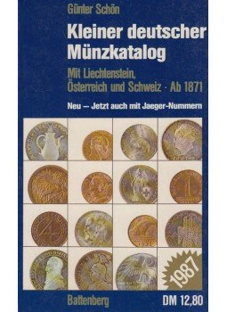 Schön, Günter - Kleiner deutscher Münzkatalog 1987, München 1986 antikvár könyv