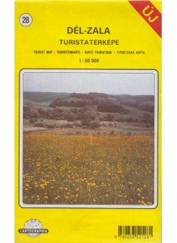  - Dél-Zala turistatérképe 1 : 60 000, Budapest 0 antikvár könyv