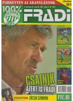 Privacsek András (szerk.) - 100% Fradi V. évf. 28. szám, Budapest 2007 antikvár könyv