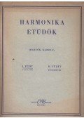 Bartók Karola - Harmonika-etüdök - I. füzet - Alsó fok