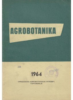 Dr. Mándy György (szerk.) - Agrobotanika VI. kötet Dr. Mándy György (szerk.) - Agrobotanika VI. kötet, Tápiószele 1965 antikvár könyv