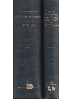 Fritz M. Heichelheim - Wirtschaftsgeschichte des Altertums I-II., Leiden 1938 antikvár könyv