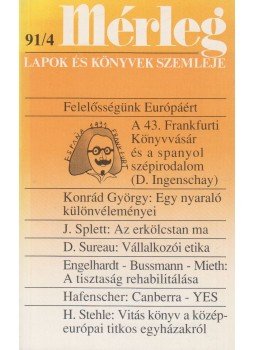 Boór János (főszerk.) - Mérleg 1991/4 Boór János (főszerk.) - Mérleg 1991/4, Budapest 1991 antikvár könyv
