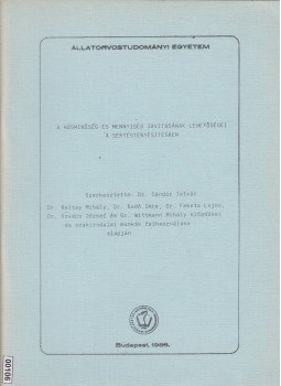 Sándor Iván - A húsminőség és mennyiség javításának lehetőségei a sertéstenyésztésben, Budapest 1986 antikvár könyv