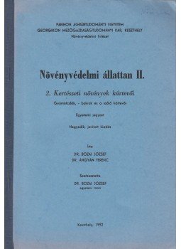 Bozai József (szerk.) - Növényvédelmi állattan II., Keszthely 1992 antikvár könyv