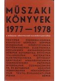 Kovács Gyula - Műszaki könyvek 1977-1978
