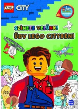  - LEGO City - Színezz velünk!  - Üdv Lego Cityben!, null 2021 antikvár könyv