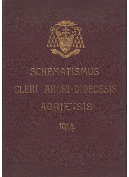  - Schematismus cleri archi-dioecesis Agriensis, ad annum Jesu Christi 1914, Eger 1914 antikvár könyv