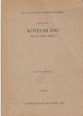 Eörsi Gyula - Kötelmi jog - Általános rész