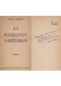 Hárs László - Az elsüllyedt városban (dedikált)