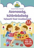 Orosné Farkas Hajnalka - Azonosság, különbözőség - fejlesztő füzet óvodásoknak - Több mint 100 db matrica