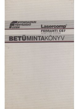 - Betűmintakönyv, Budapest 1984 antikvár könyv