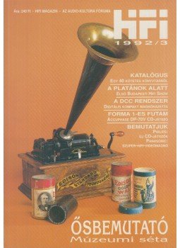 Darvas László - Hifi Magazin 1992/3. Darvas László - Hifi Magazin 1992/3., Budapest 1992 antikvár könyv