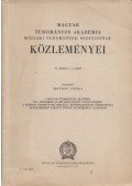 Hevesi Gyula - Magyar Tudományos Akadémia Műszaki Tudományok osztályának közleményei Vi. kötet 1-2. szám