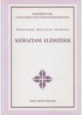 Dobsonyi Sándor,Hangay Zoltán,Nagy Katalin - Szófajtani elemzések