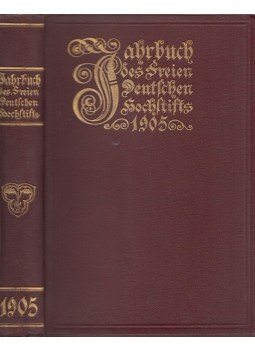  - Jahrbuch des Freien Deutschen Hochstifts 1905, Frankfurt am Main 1905 antikvár könyv