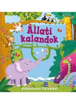 Nathalie Valliere, Mario Ferraris - Állati kalandok - Interaktív könyv - Kihúzható fülekkel, null 2021 antikvár könyv