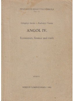 Görgényi István, Radványi Tamás - Angol IV. Görgényi István, Radványi Tamás - Angol IV., Budapest 1993 antikvár könyv