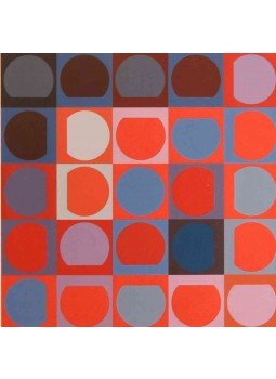 Victor Vasarely - Kompozíció színes geometrikus formákkal Victor Vasarely - Kompozíció színes geometrikus formákkal, 0 antikvár könyv