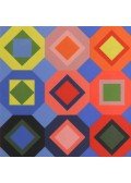 Victor Vasarely - Nine- színes térmezők