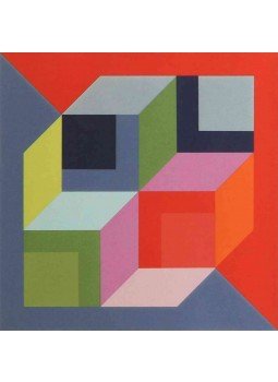 Victor Vasarely - Térkompozíció színes geometrikus formákkal Victor Vasarely - Térkompozíció színes geometrikus formákkal, 0 antikvár könyv
