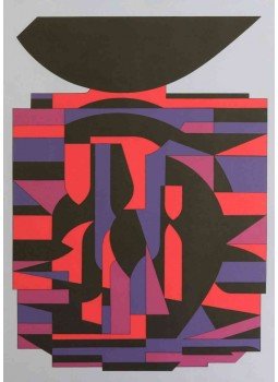 Victor Vasarely - Kompozíció pinkkel és lilával Victor Vasarely - Kompozíció pinkkel és lilával, 0 antikvár könyv