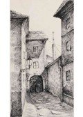 Maglódi Magda - Buda, Táncsics Mihály utcai kapu, 1959