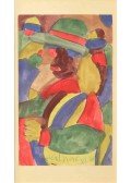 Németh Miklós - Kalapos nő, 1998