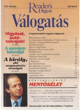 Keresztes Péter - Reader's Digest Válogatás 1993. február Keresztes Péter - Reader's Digest Válogatás 1993. február, Budapest 1993 antikvár könyv