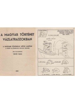 Tüttő Vince - A magyar történet vázlatrajzokban Tüttő Vince - A magyar történet vázlatrajzokban, Szeged 1937 antikvár könyv