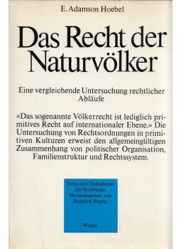 E. Adamson Hoebel - Das Recht der Naturvölker, Olten 1968 antikvár könyv