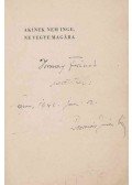 Dorosmai János - Akinek nem inge, ne vegye magára (dedikált)