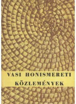  - Vasi honismereti közlemények 1979., Szombathely 1979 antikvár könyv
